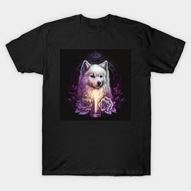 Gothic Samoyed T-Shirt by Enchanted Reverie